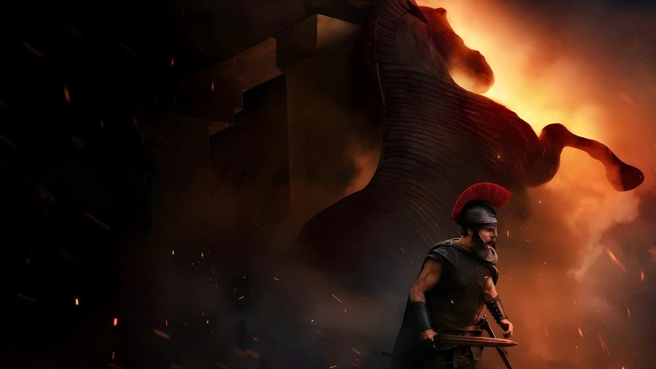 The Odyssey official backdrop — Christopher Nolan's 2026 mythic epic